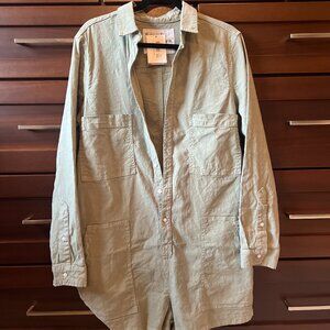 Frank & Eileen Ireland Playsuit Sage Romper Womens Large